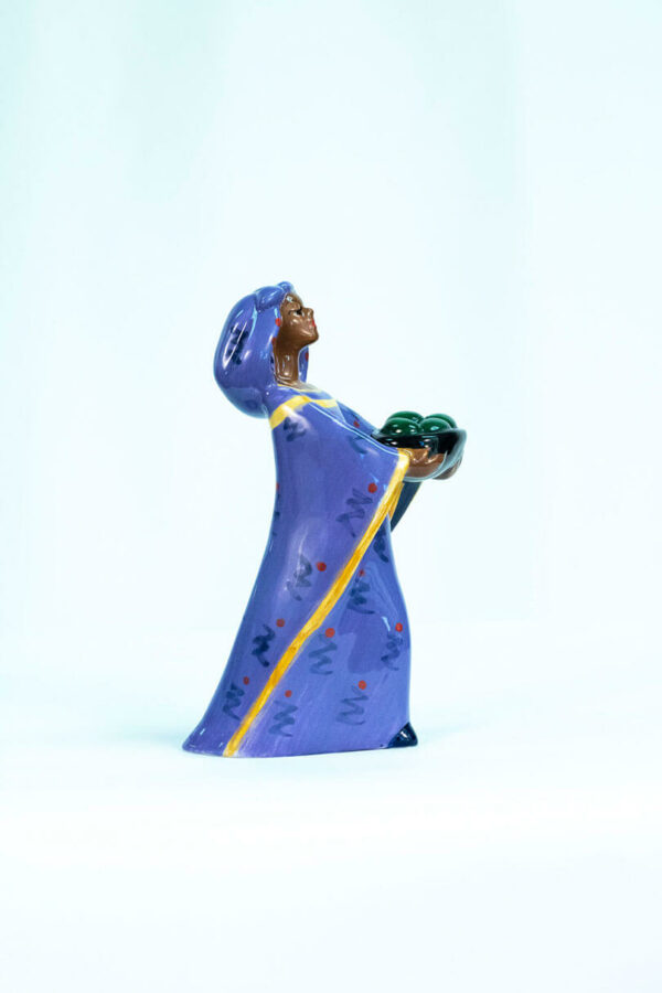 Nairobi women salt and pepper shakers: pepper right