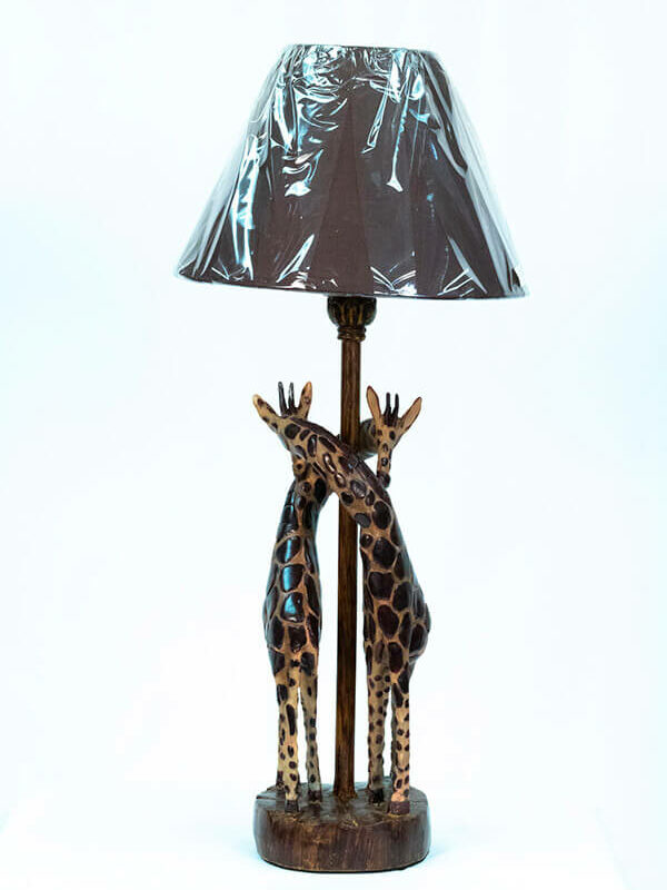 lamp with giraffe base, view1