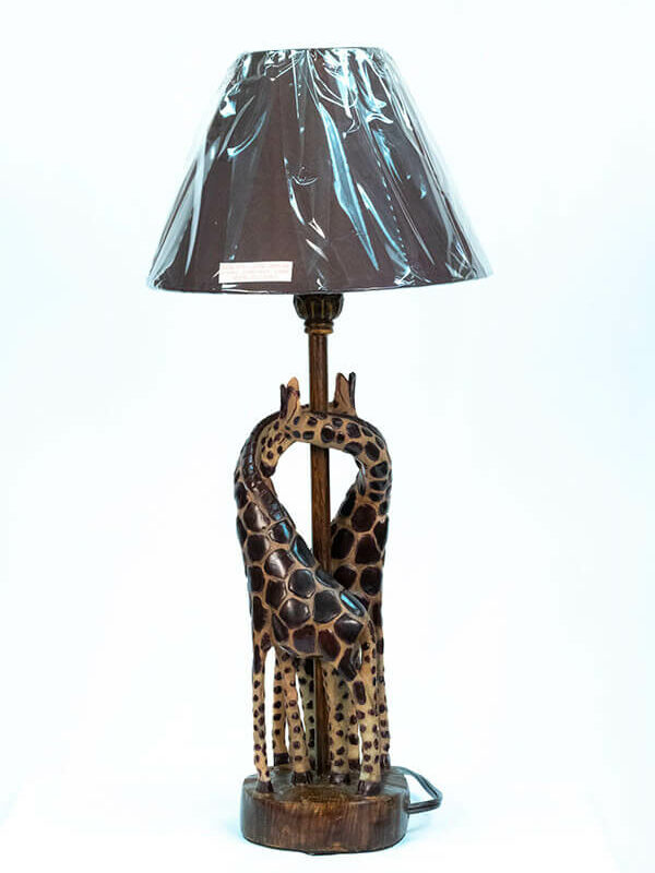 lamp with giraffe base, view 2