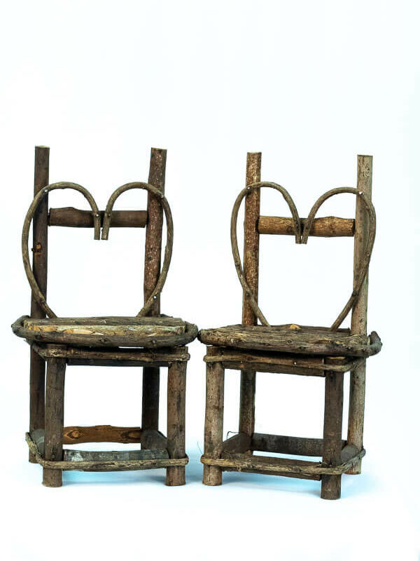 miniature grapevine chair, various