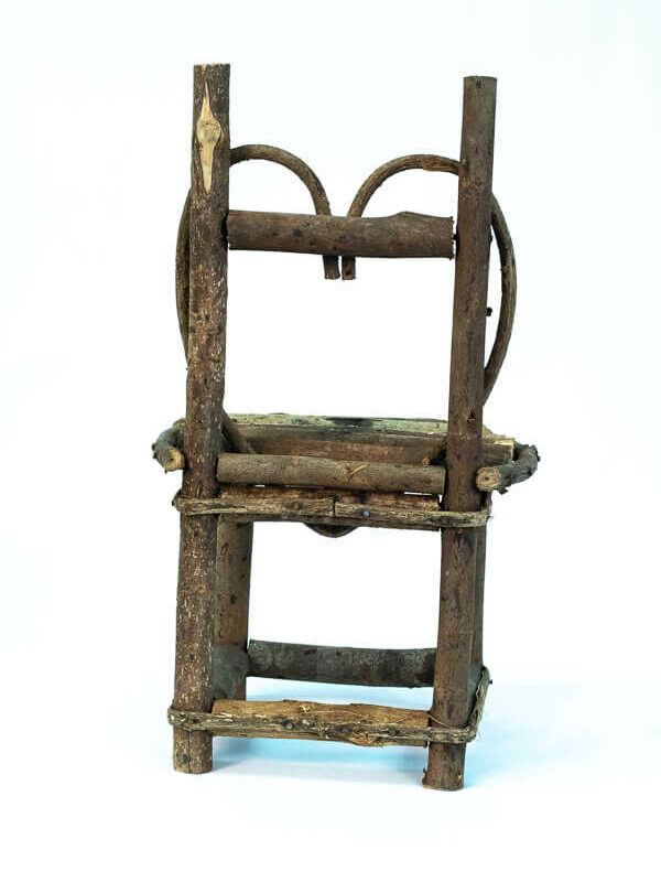 miniature grapevine chair, back