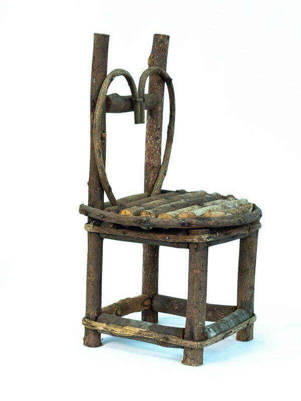 miniature grapevine chair, right