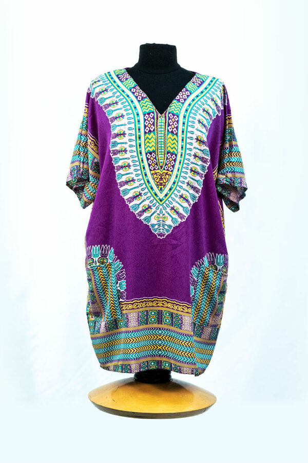 Women's Brocade-Pattern Dashiki