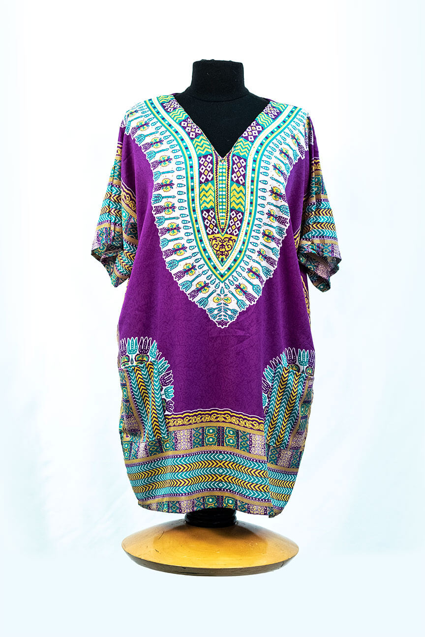 Women's Brocade-Pattern Dashiki
