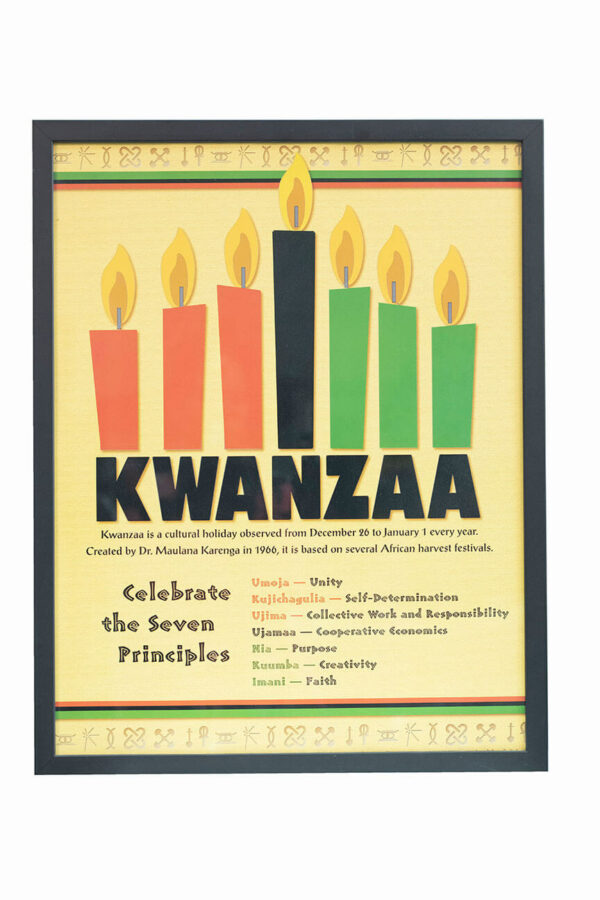 Kwanzaa Celebrate the Seven Principles Poster