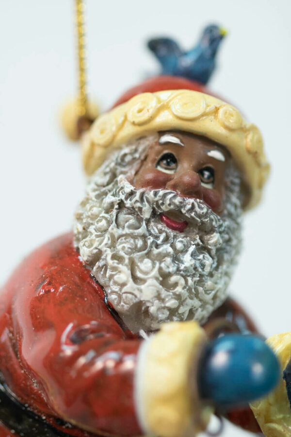 Peace Santa Ornament