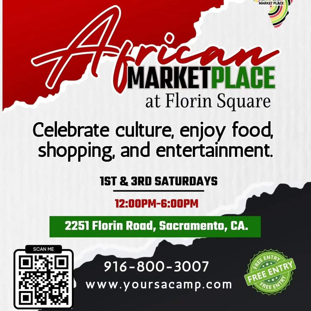 flyer for African Marketplace